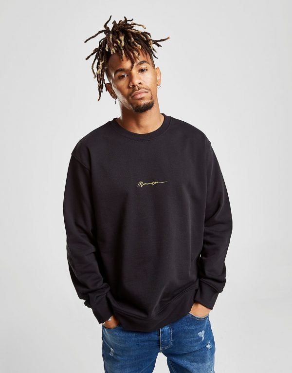 Mennace Essential Signature Sweatshirt Musta