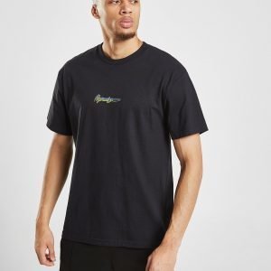 Mennace Triple Globe T-Shirt Musta