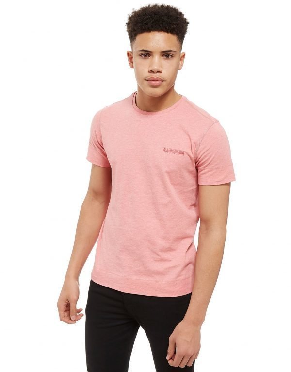 Napapijri Short Sleeve Shew T-Shirt Vaaleanpunainen