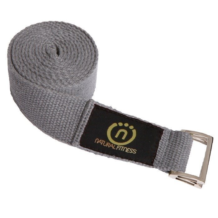 Natural Fitness Hemp Yoga Strap Granite