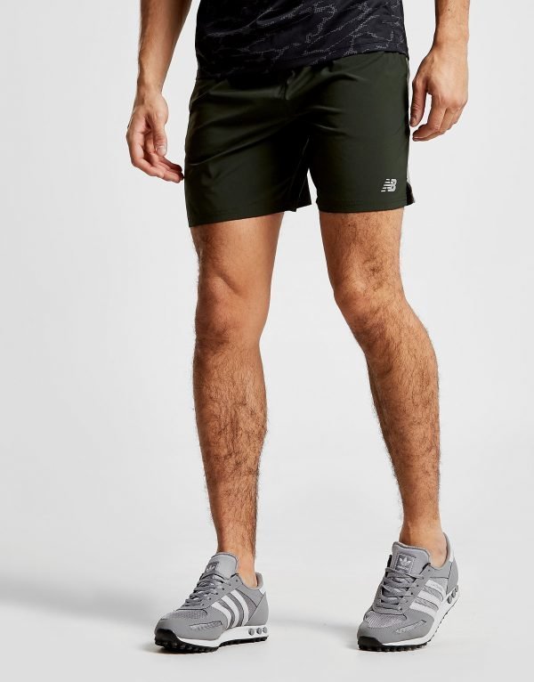 New Balance Core Running Shorts Vihreä