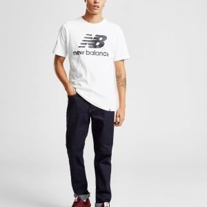 New Balance Logo T-Paita Valkoinen