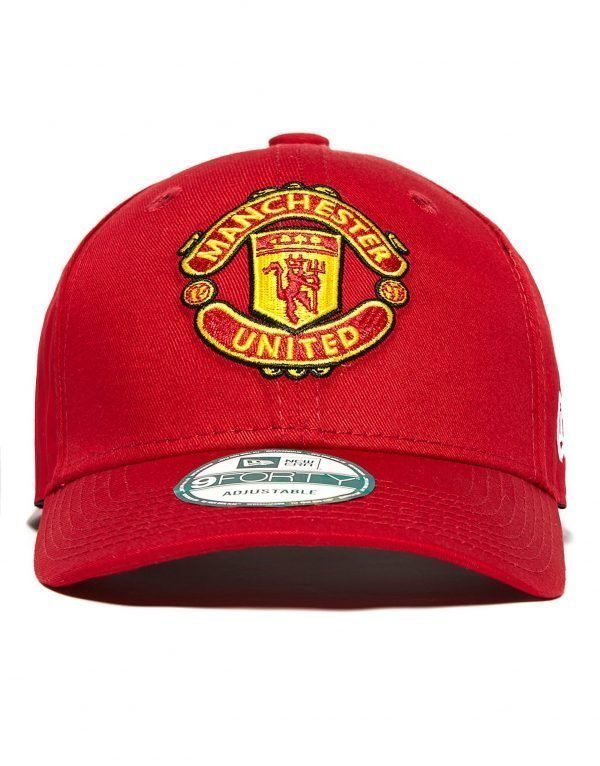 New Era 9forty Manchester United Adjustable Cap Punainen