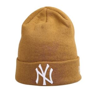 New Era Essential Cuff Knit New York Yankees Mustard One Size