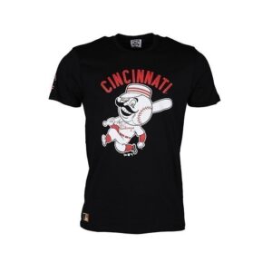 New Era MLB Batters Tee Cincinnati Red Black XS