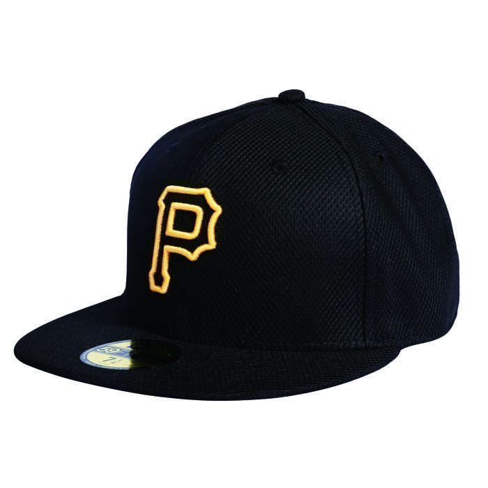 New Era MLB Diamond ERA Authentic 5950 Pittsburgh Black 7 1/2