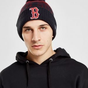 New Era Mlb Boston Red Sox Pom Beanie Laivastonsininen