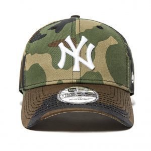 New Era Mlb New York Yankees 9forty Cap Camo / White