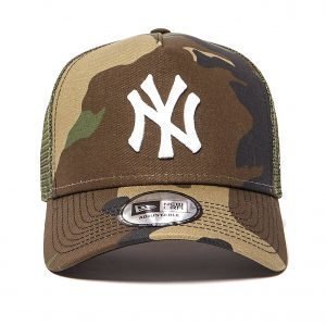 New Era Mlb New York Yankees Snapback Trucker Cap Camouflage