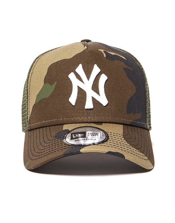 New Era Mlb New York Yankees Snapback Trucker Cap Camouflage