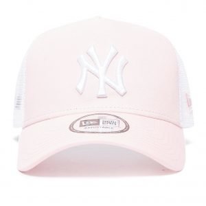 New Era Mlb New York Yankees Snapback Trucker Cap Vaaleanpunainen