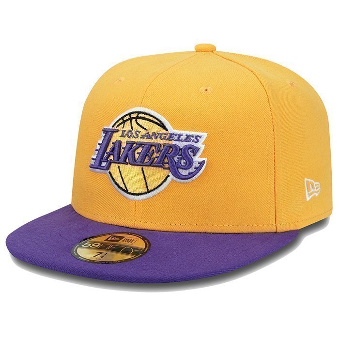 New Era NBA Basic LA Lakers yellow/purple 7 1/2