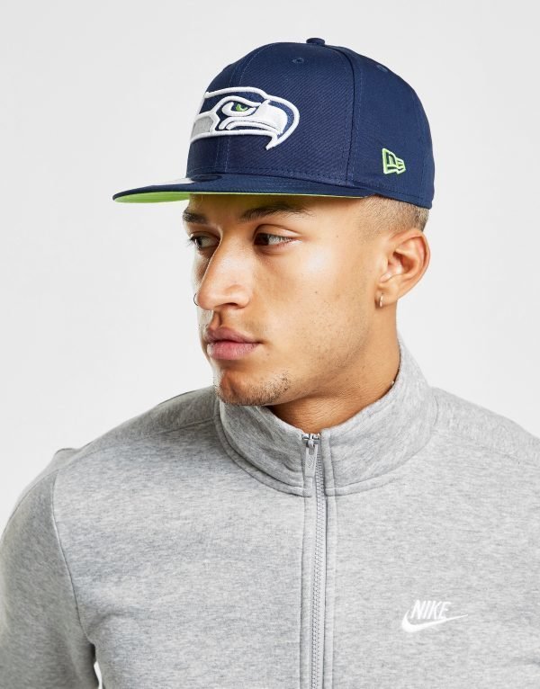 New Era Nfl Seattle Seahawks 9fifty Cap Laivastonsininen