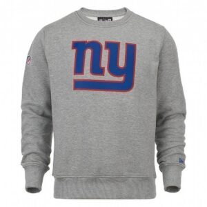 New Era Team Logo Crew Neygia Heather Gray XS