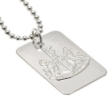 Newcastle United Hopea Plated Dog Tag & Chain