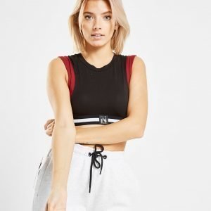 Nicce Colour Block Crop Urheiluliivit Musta