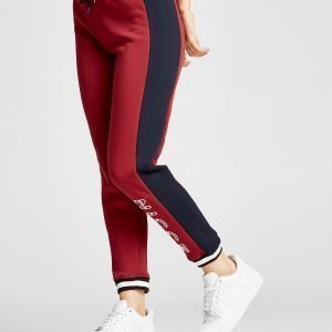 Nicce Colour Block Track Pants Burgundy / Navy