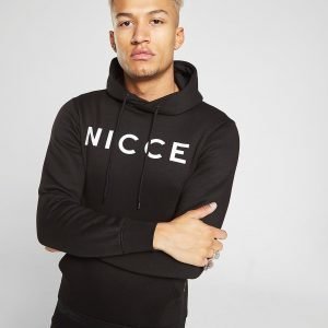 Nicce Largo Logo Hoodie Musta