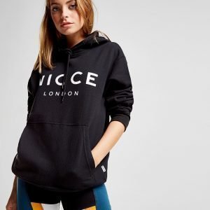 Nicce Oversized Boyfriend Hoodie Musta