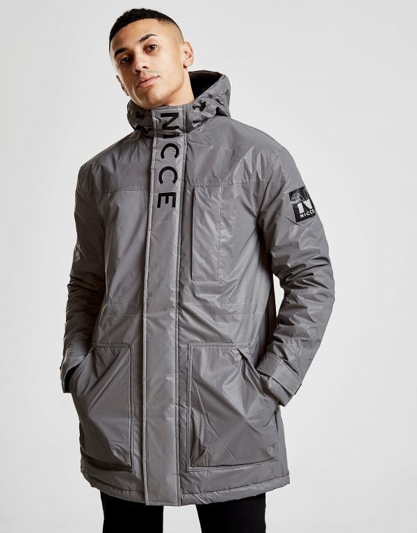 Nicce Reflekta Parka Jacket Harmaa