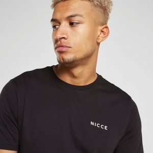 Nicce Small Logo T-Shirt Musta