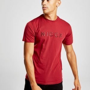 Nicce Tonal Logo T-Paita Punainen