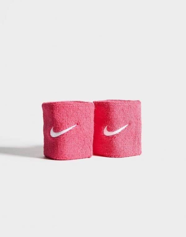 Nike 2 Pack Swoosh Wristband Vaaleanpunainen