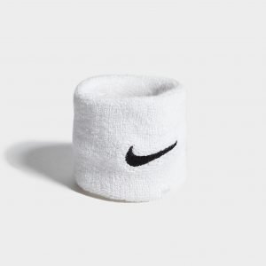 Nike 2 Pack Swoosh Wristband Valkoinen