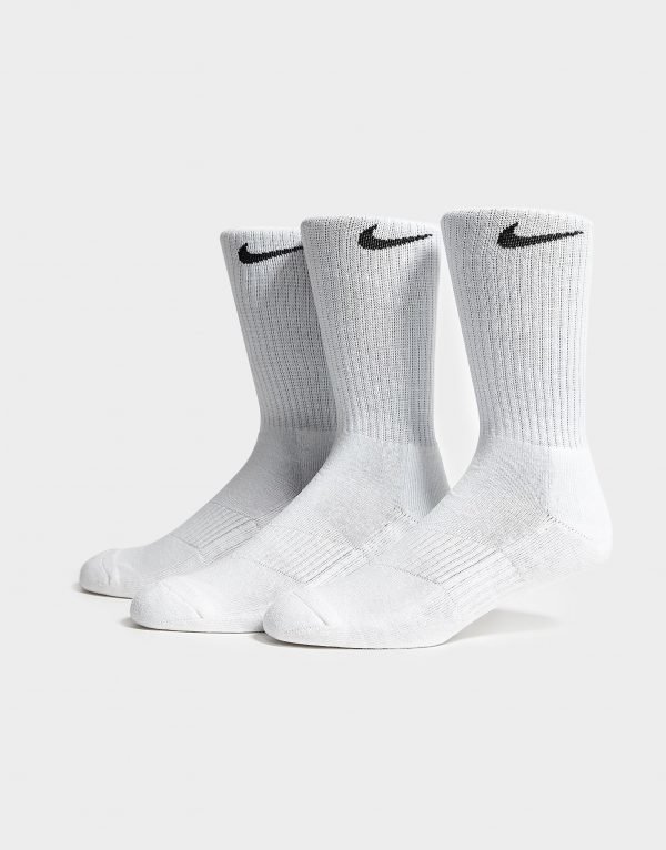 Nike 3 Pack Basic Cuff Socks Valkoinen
