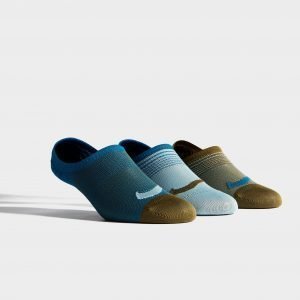 Nike 3 Pack Low Socks Sininen