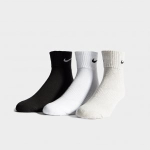 Nike 3 Pack Quarter Socks Assorted