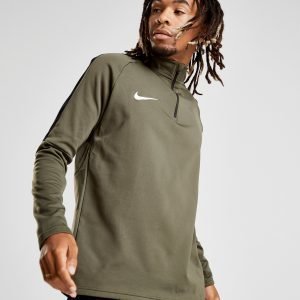 Nike Academy 1/4 Zip Paita Khaki / White