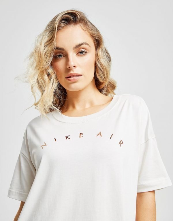 Nike Air Boyfriend T-Shirt Valkoinen