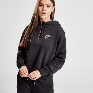 Nike Air Crop 1/4 Zip Overhead Huppari Musta