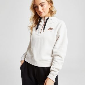 Nike Air Crop 1/4 Zip Overhead Huppari Valkoinen