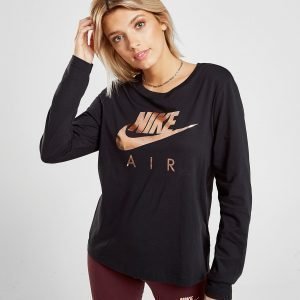 Nike Air Long Sleeve T-Shirt Musta