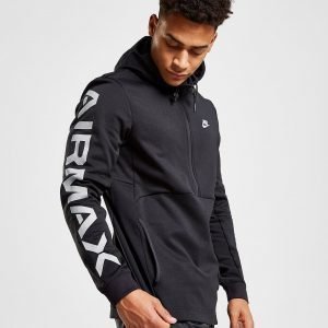 Nike Air Max Poly 1/2 Zip Hoodie Musta