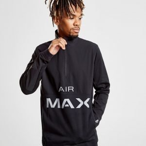 Nike Air Max Poly 1/2 Zip Sweatshirt Musta