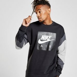 Nike Air Sleeve Colour Block Sweatshirt Musta