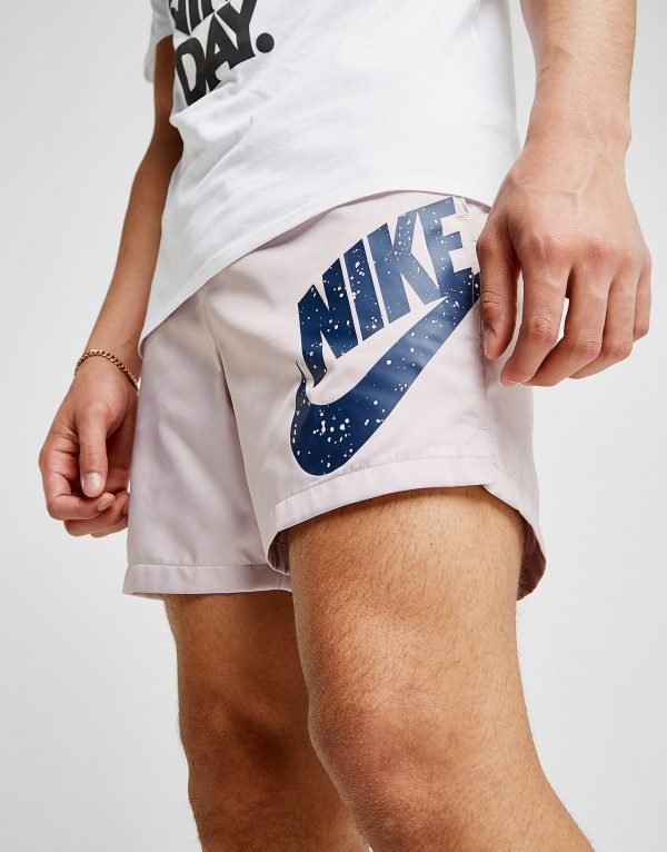 Nike Alumni Flow Swim Shorts Vaaleanpunainen