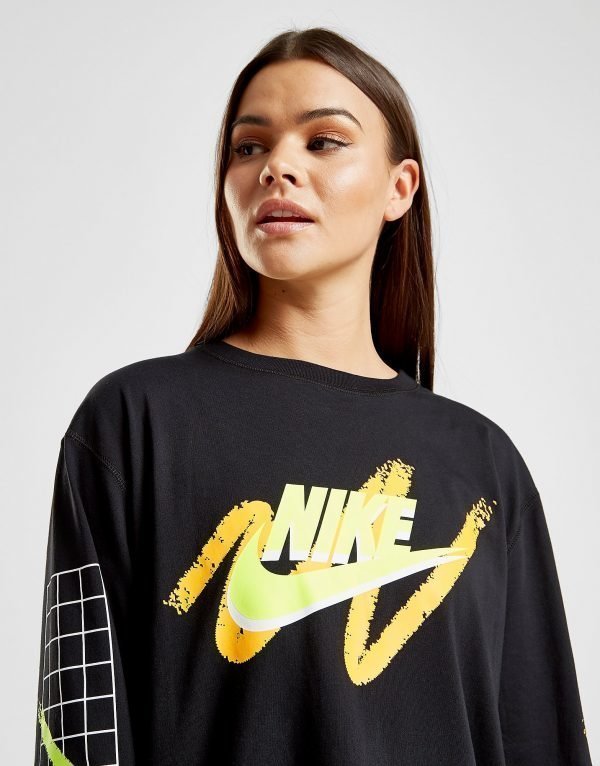 Nike Archive Long Sleeve T-Paita Musta