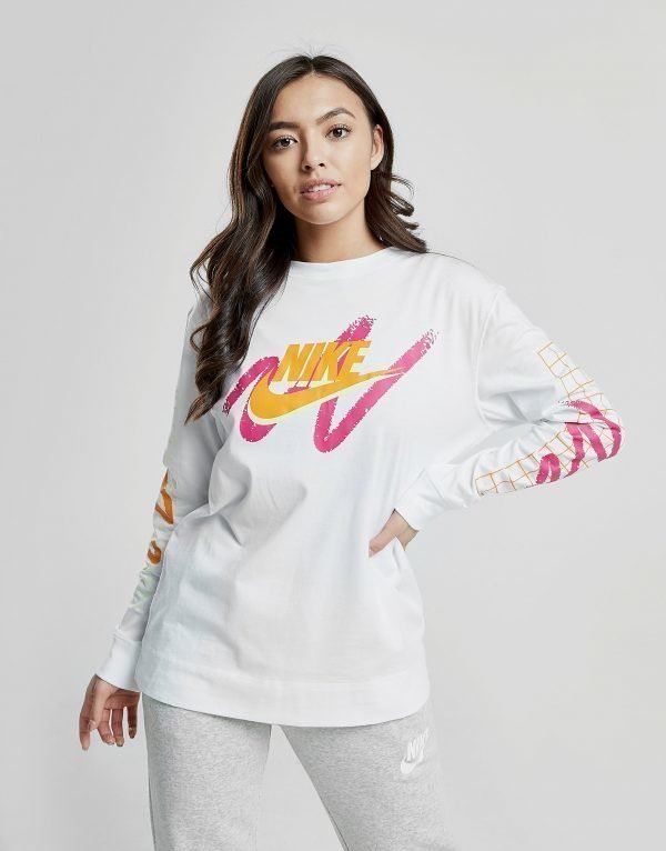 Nike Archive Long Sleeve T-Paita Valkoinen