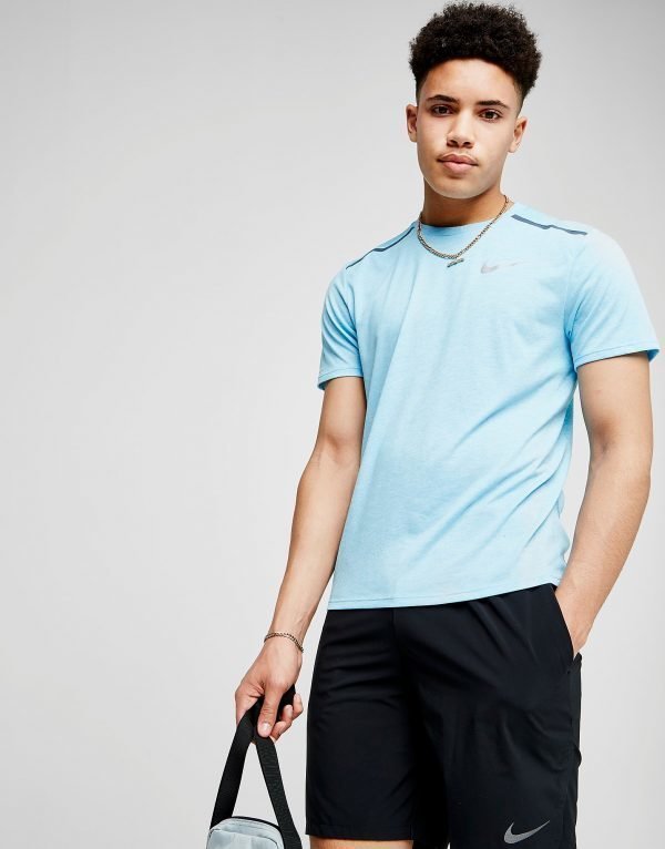 Nike Breathe Rise Short Sleeve T-Shirt Sininen