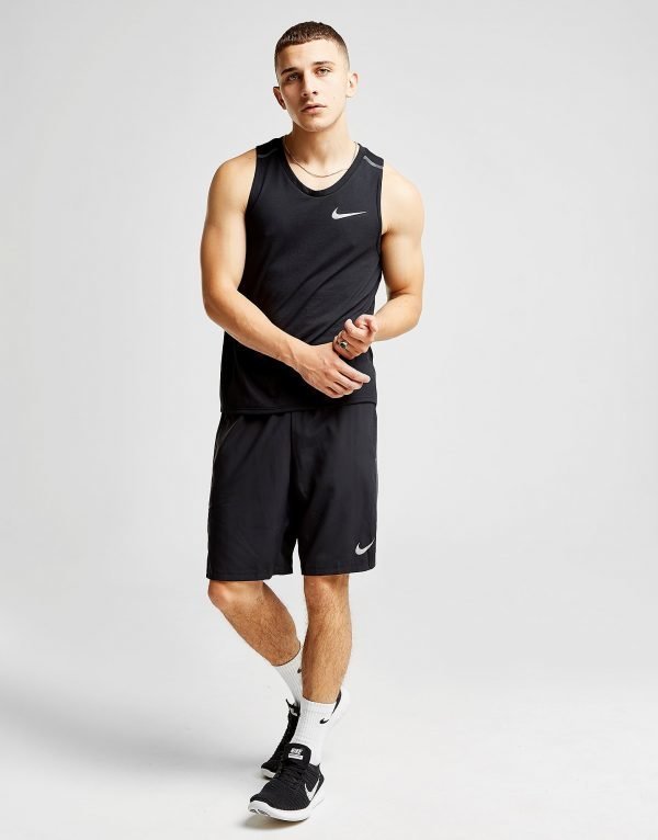 Nike Breathe Rise Training Tank Top Musta