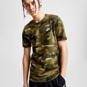 Nike Camo All Over Print T-Paita Vihreä