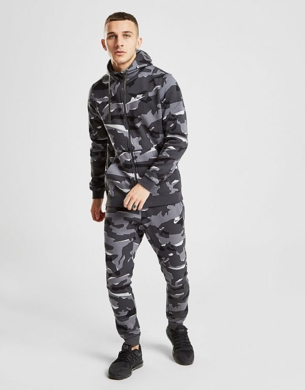 Nike Camo Futura Fleece Track Pants Harmaa