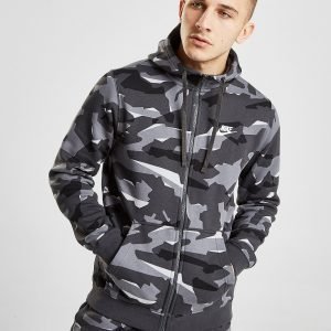 Nike Camo Futura Full Zip Huppari Musta