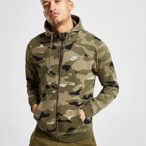 Nike Camo Futura Full Zip Huppari Vihreä