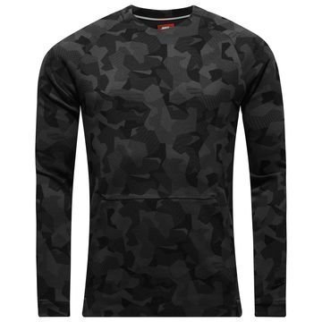 Nike Collegepaita Authentic Tech Fleece Crew Harmaa/Musta