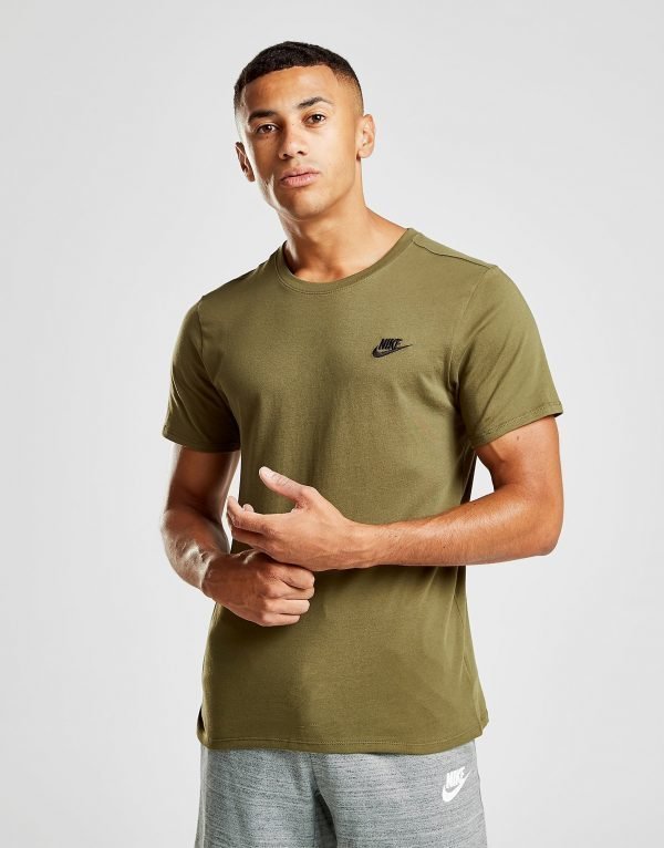 Nike Core T-Paita Olive / Black